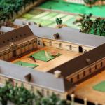 Maquette de l'ancien haras militaire visible au Haras de Saint-Lô (crédits Yann Halopeau)