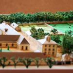 Maquette de l'ancien haras militaire visible au Haras de Saint-Lô (crédits Yann Halopeau)