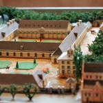 Maquette de l'ancien haras militaire visible au Haras de Saint-Lô (crédits Yann Halopeau)