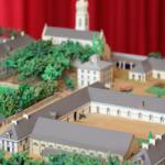 Maquette de l'ancien haras militaire visible au Haras de Saint-Lô (crédits Yann Halopeau)